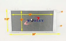 Universal Aluminum Radiator Liquid Heat Exchanger Air to Water Intercooler