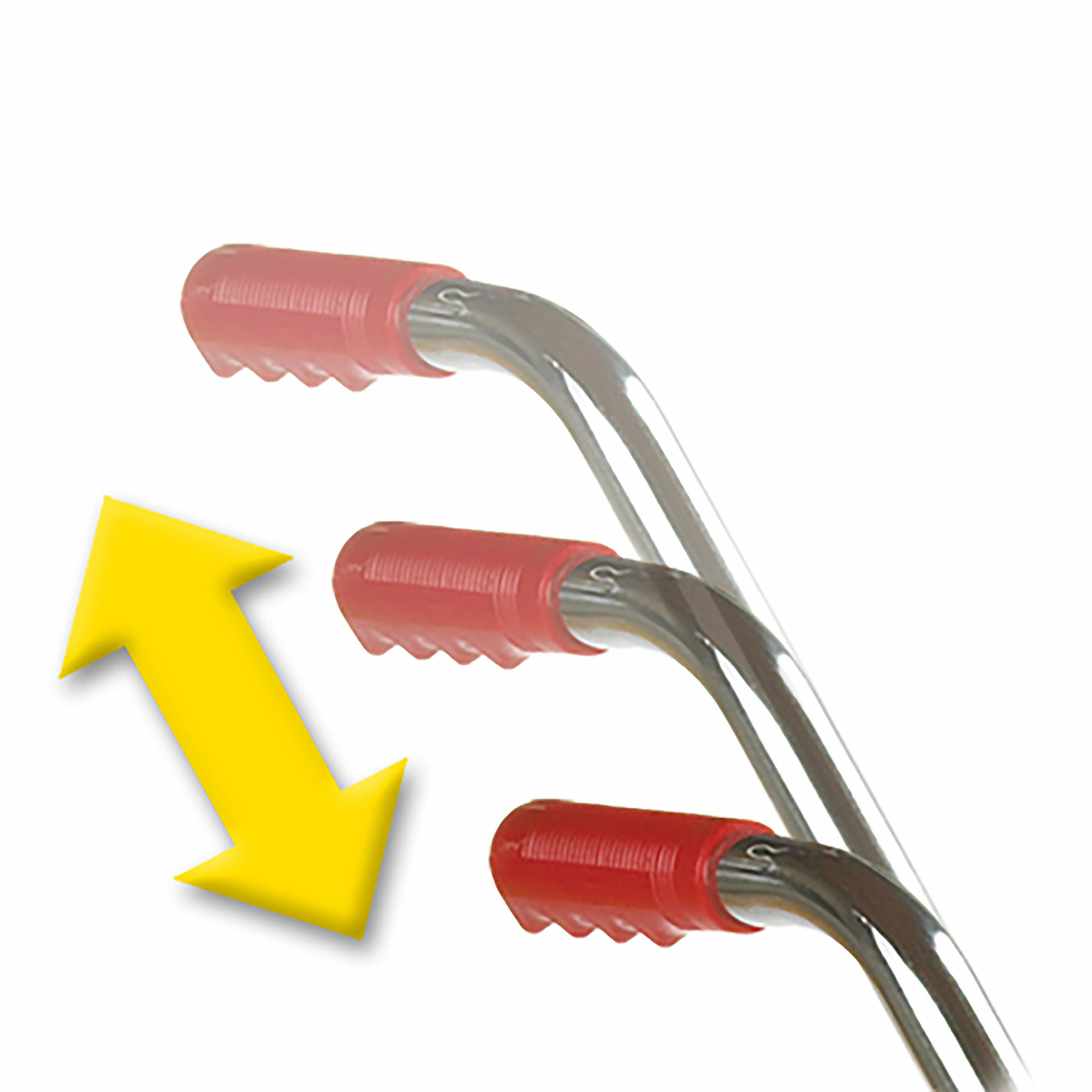 classic red tricycle with push handle