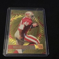 1995 Metal Gold Blasters San Francisco 49ers Football Card #7 William Floyd