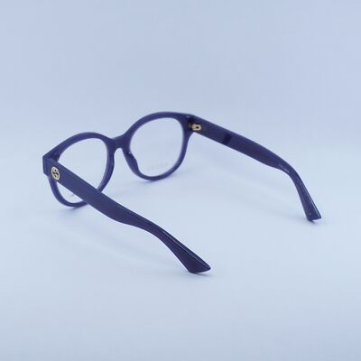 GUCCI GG1580O 003 Opal Violet Blue 53mm Eyeglasses New  display picture 3