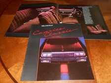 1985 Chevrolet Caprice Impala Brochure Big 16 Page 85 Chevy Sales Catalog