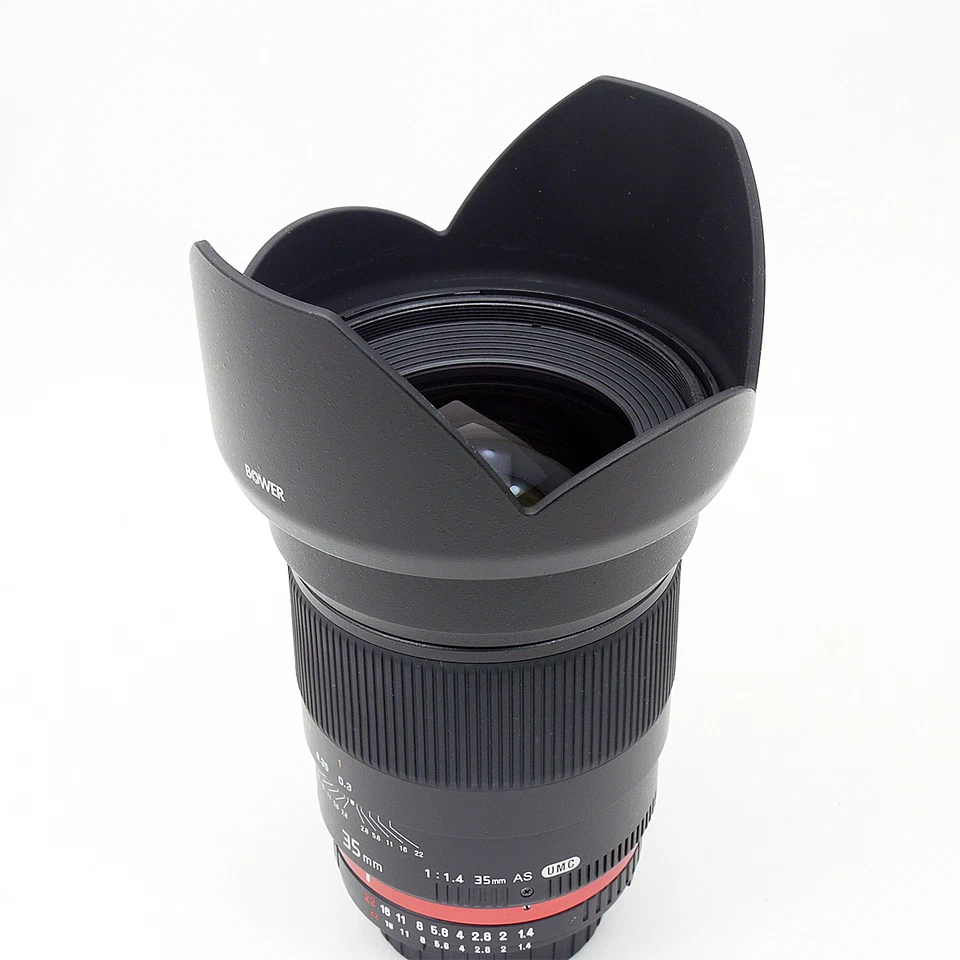 Bower 35mm F/1.4 wide angle lens for Nikon F camera D800 D7100 D850 D810 D610 - Image 2 of 3