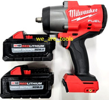 Milwaukee Fuel 2967-20 M18 1/2 Impact Wrench, 2) 8.0 Ah Batteries 1,600 Lbs Ring