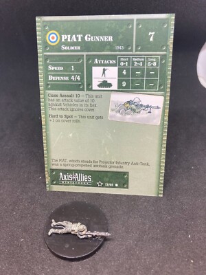 Axis and Allies Miniatures PIAT Gunner Set II