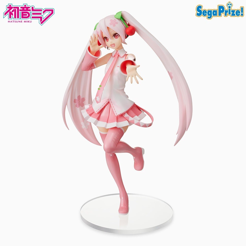 Sega Prize Hatsune Miku SPM Super Premium Figure Sakura Miku Ver
