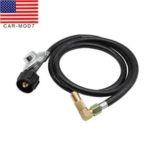 5FT Propane Regulator Hose With 90 Degree Elbow Adapter For Blackstone 17"& 22''