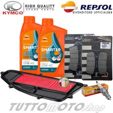 Tagliando KYMCO X-Town 300 i 2017 2018 2019 2020 Kit Olio Repsol 10W40 Revisione