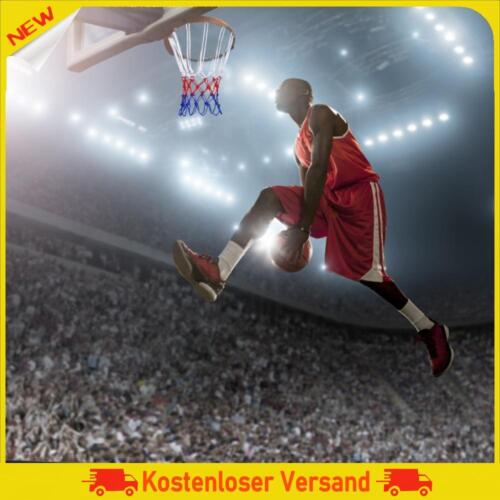 Filet de basket-ball sports de plein air basket-ball filet maille tricolore sport divertissement - Photo 1 sur 7