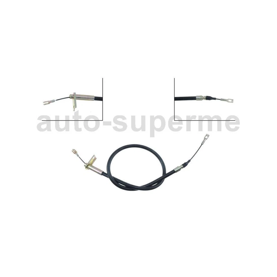 Juego de 2 cables de freno de estacionamiento traseros para Mercedes-Benz 300TD 1987 3,0 L Foto 4 de 4