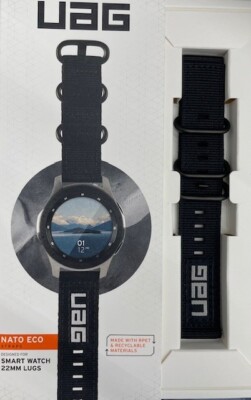 UAG (Urban Armor Gear) NATO ECO Strap for Samsung Galaxy Watch (46mm/45mm) Black