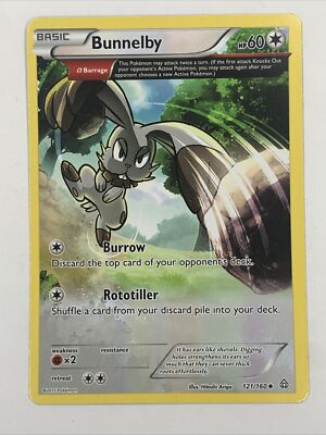 Pokmon TCG Bunnelby Primal Clash 121/160 Regular Uncommon | eBay