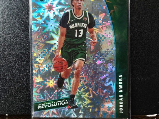 2020-21 Panini Revolution Impact Jordan Nwora RC /149 Milwaukee Bucks #120