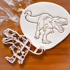 Realistic Tyrannosaurus Rex Cookie Cutter - dinosaur Jurassic T-rex paleontology