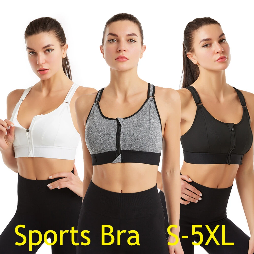 Sports Bras for Women Padded High Support Crossback Sports Bra Athletic  Yoga Bra