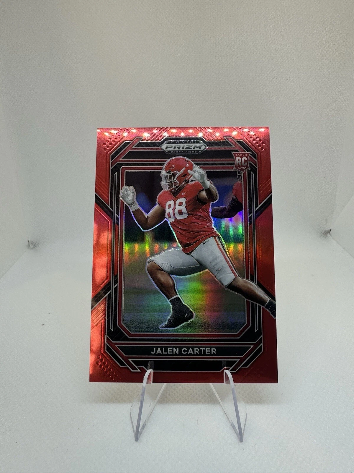 2023 Panini Prizm Draft Picks - Red Prizm /299 Jalen Carter (RC) #163📈🔥