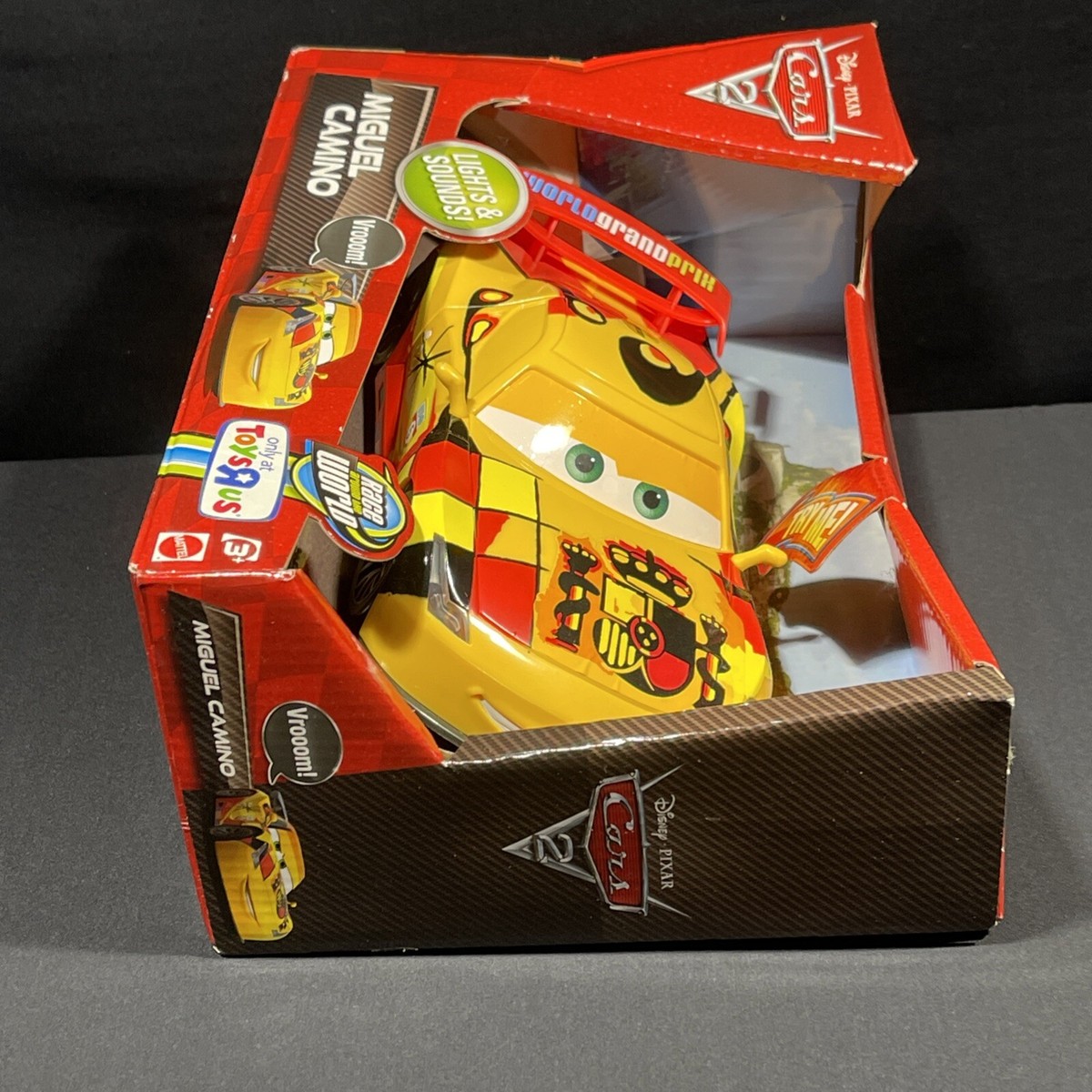 Disney Pixar Cars 2 MIGUEL CAMINO Lights & Sounds! 8.5 Inches | eBay