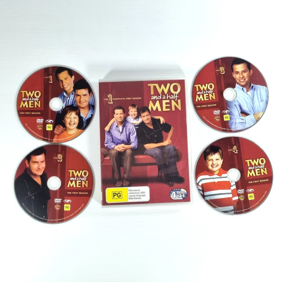 Two And a Half Men DVD TV Series Complete Seasons 1 2 3 4 5 6 7 R4 Charlie Sheen - Image 3 of 4