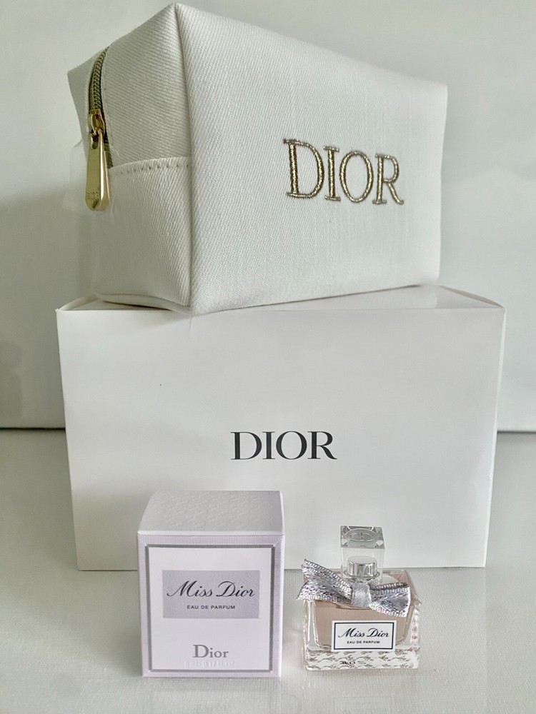 DIOR Set Miss Dior EDP  0.17oz, Dior Pouch, New