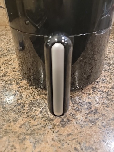 Cook's Companion 1.6 qt Ceramic Nonstick Compact Digital Air Fryer. Black - Picture 3 of 9