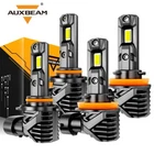 AUXBEAM 9005 / H11 LED Headlight Canbus High Low Beam Bulbs Kit 6500K White 1:1