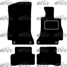 All Weather Carpet Tailored Black Car Floor Mats Mercedes C Class 2014 Onward