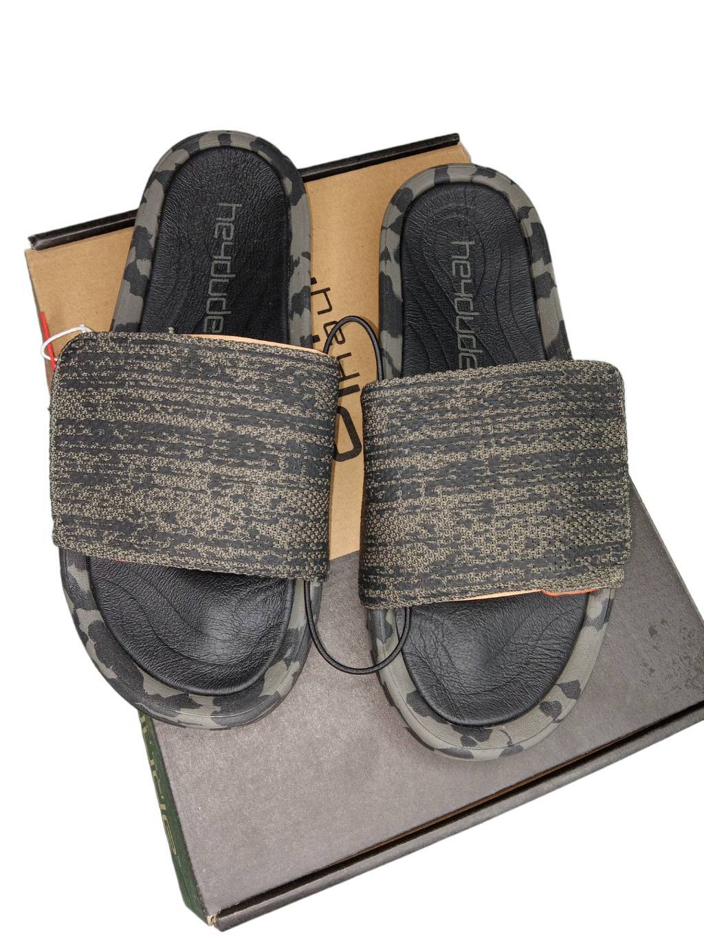 Hey Dude Phoenix Sox Army Camo Slides, Sandals, shoes Size 7 | eBay