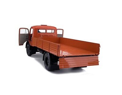 1966 MERCEDES BENZ L911 TRUCK TELONATO ORANGE W-DRIVER FIG 1:18
