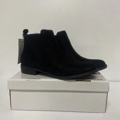 MaxMuxun Womens Shoes Suede Flats Classic Ankle Boots - SIZE 8.5 UK