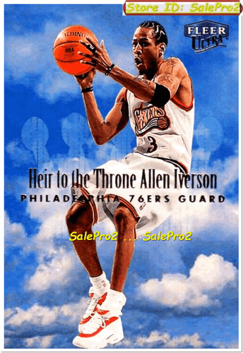100++ ALLEN IVERSON NBA SINGLES ROOKIE INSERT GAME JERSEY SET LOT YOU PICK LIST - Picture 41 of 66