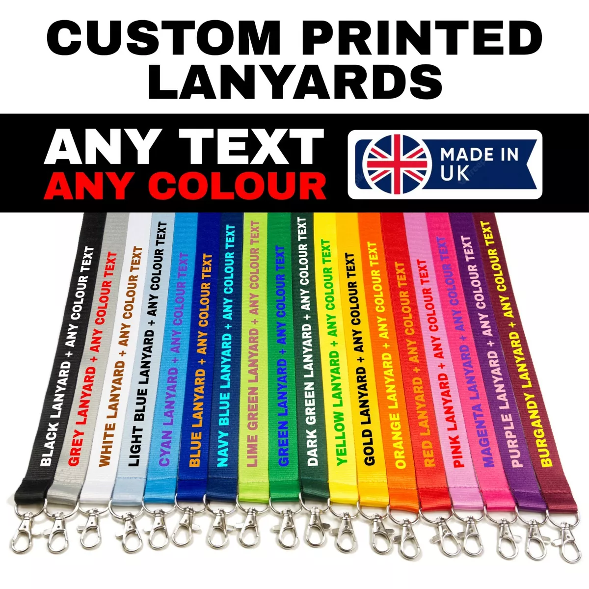 Personalised hotsell key lanyard