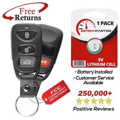 For 2011 2012 2013 2014 Hyundai Elantra Keyless Remote Car Key Fob OSLOKA-360T