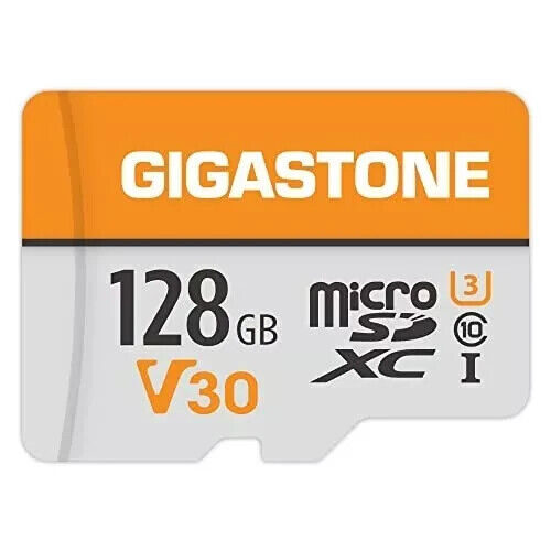 Gigastone 128GB Micro SD Card (1-Pack), 4K UHD Video, Switch Compatible