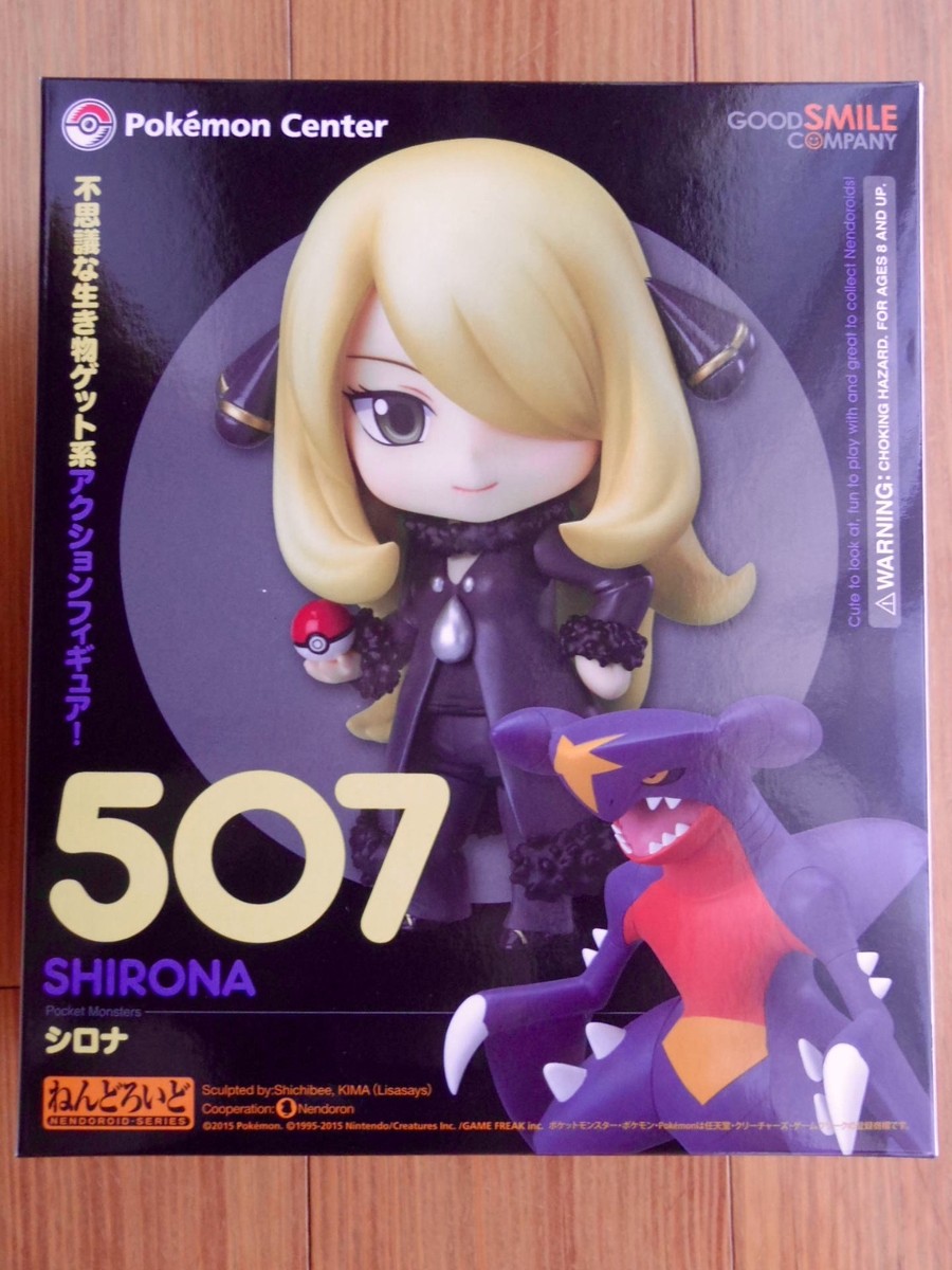 Good Smile Company POKEMON CENTER LTD Nendoroid Figure 507 CYNTHIA with  GARCHOMP