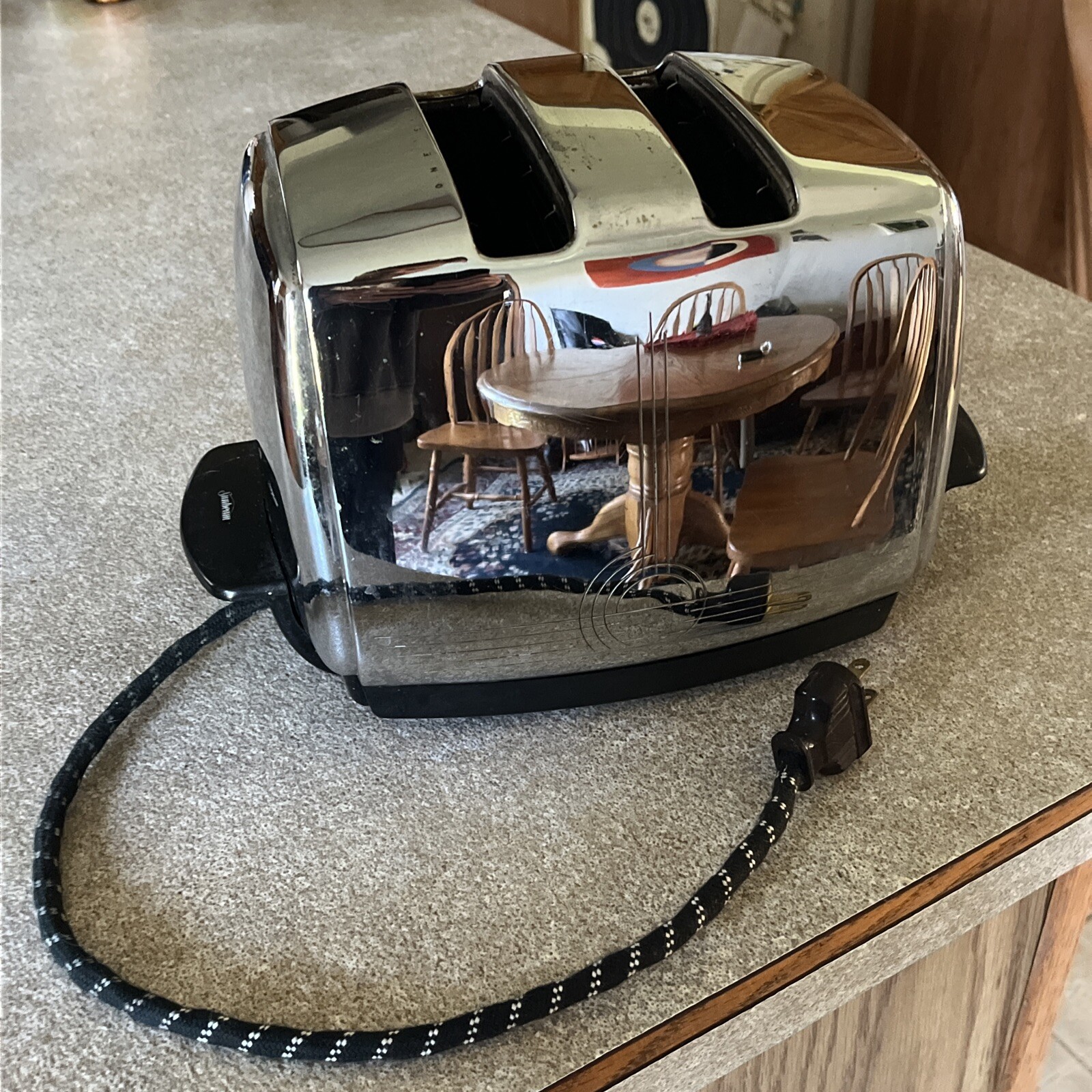 Sunbeam T-20B Radiant Control  Auto Drop Toaster Mid Century MCM Works-excellent