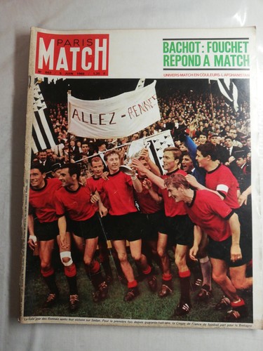 PARIS MATCH #843 Juin 1965 - Victoire Coupe de France RENNES Foot - Actu Pub