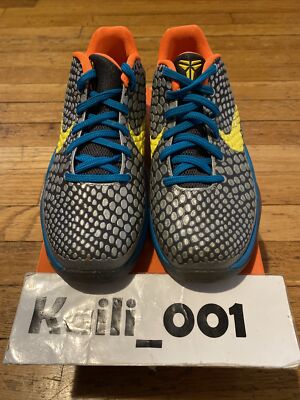 Nike Air Zoom Kobe 6 VI (GS) 3D 429913-008 Glass Blue Helicopter