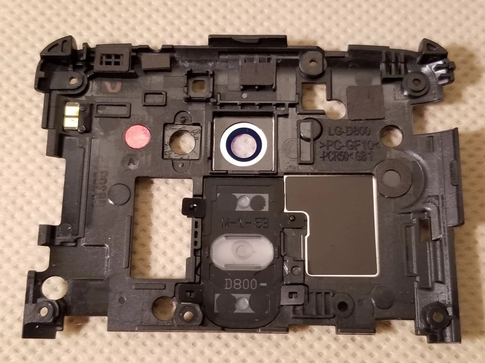 NUEVO LG Placa Trasera Carcasa Cámara Lente Pwr para G2 D800 D801 D802 D803 D805 Foto 4 de 4