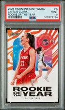 Caitlin Clark 2024 Panini Instant WNBA Rookie of the Year ROY PSA 9 - Fever