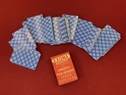 Jeu De Cartes Publicitaire Biscotte EXONA Complet Rare - Foto 4 di 6