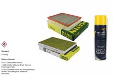 MANN Filtersatz MANNOL Klimareiniger für Opel Astra H Caravan 1.7 CDTi 1.9