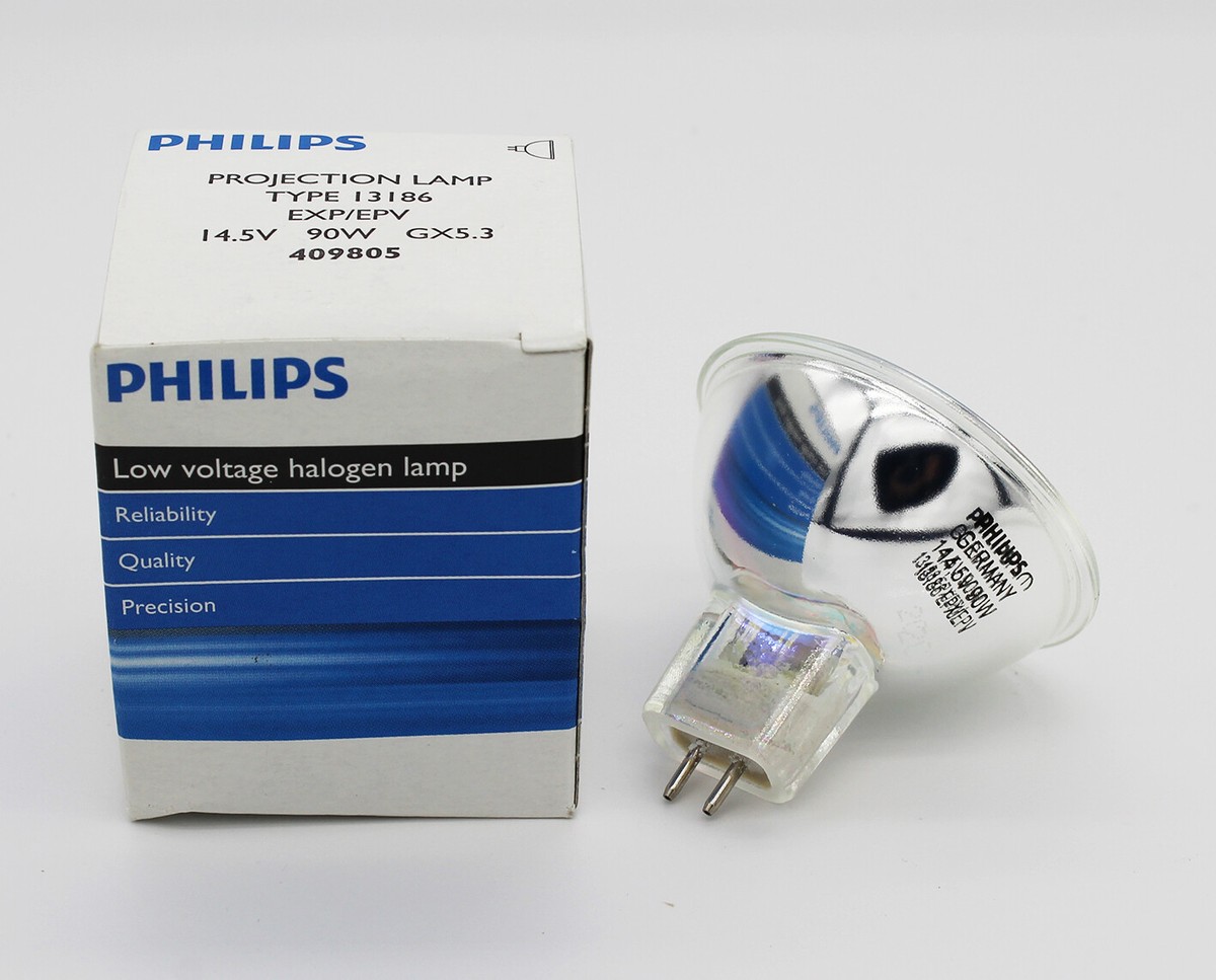 PHILIPS 13186 EPX/EPV 14.5V90W GX5.3 optics instrument bulb
