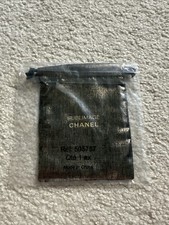 Chanel Sublimage gold Small Make up Bag Plush 6" 4" Cosmetic Gold Pouch