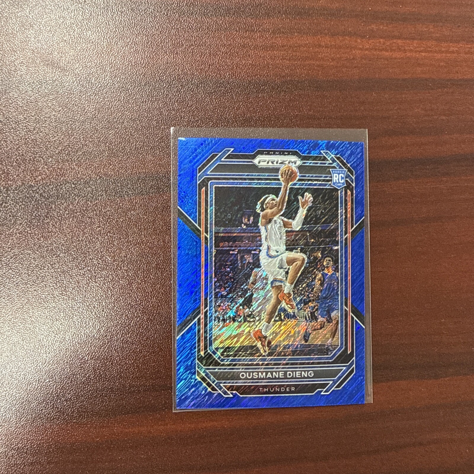 2022-23 Prizm Ousmane Dieng Blue Shimmer Prizm FOTL Rookie 22/35 RC SSP #224