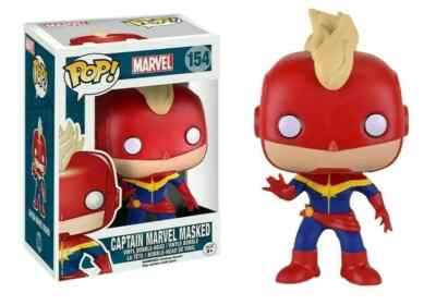 Funko Pop Vinyl Figur Marvel Captain Marvel Masked # 154 Vinyl Wackelkopf