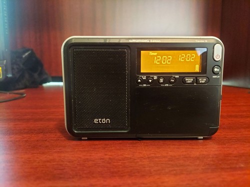 Eton Grundig Traveler III Edition Black Radio/AM/FM/LW/SW Alarm Tested ...