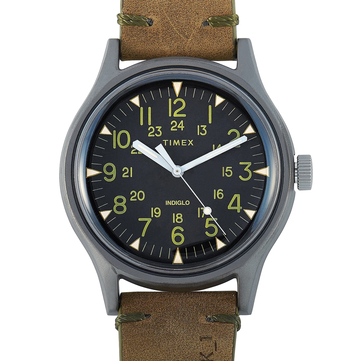 Timex gunmetal hotsell watch