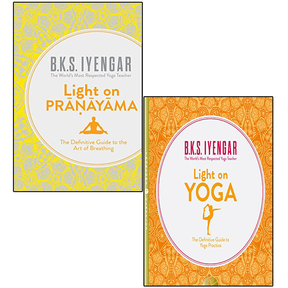 B.K.S. Iyengar Light on Yoga,Light on Pranayama 2 Books Collection Set PB NEW