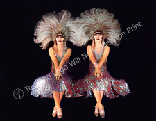 1920's The Dolly Sisters Old Photo 8.5" x 11" Reprint Colorized