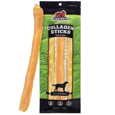 Redbarn Beef Collagen Sticks All Natural Dog Treats Grain Free 3 Ounce Pack