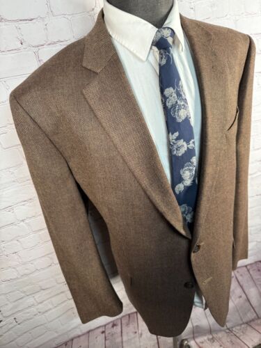 Chaqueta Blazer Abrigo Deportivo Clásico LANA MERINO GRANDE Y ALTA STAFFORD Para Hombres Marrón 48R - Imagen 3 de 10